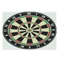 thumbnail image 1 of Sports Cutting Board, Dart Board Numbers Sports Accuracy Precision Target Leisure Time Graphic, Decorative Tempered Glass Cutting and Serving Board, Large Size, Vermilion Black, by Ambesonne, 1 of 1