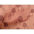 thumbnail image 4 of oneOone Cotton Poplin Fabric Tree & Giraffe Block Printed Craft Fabric BTY 56 Inch Wide, 4 of 4