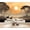 Color 2, variant on Silhouetted Deer Wallpaper Misty Lake Sunrise hunting Peel and Stick Wall Murals 69"H x 96"W Removable PVC Wall Paper Self-Adhesive Wall Decor for Bedroom Living Room