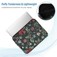 thumbnail image 2 of FORMRS 15-15.6 inch Laptop Sleeve Case Soft Carrying Quilted Computer Bag Cover, Green Christmas, 2 of 7