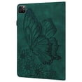 thumbnail image 4 of Allytechgroup iPad Pro 11 Case Cover, Stylish Big Butterfly Design PU Leather Smart Cover Auto Sleep Wake Pencil Holder Flip Stand Shockproof Bumper Case for Apple iPad Pro 11" 2024 M4, Green, 4 of 9