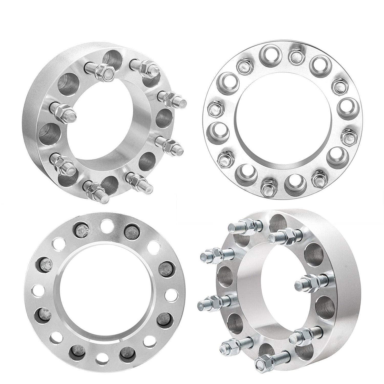 Fit Dodge Ram 2500 3500 4 Pcs 8 Lug Wheel Spacers 8x6.5 2" Inch 9/16