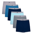 thumbnail image 2 of Fruit of the Loom Men's 5Pack Knit Boxer Shorts Boxers Cotton Underwear M, Assorted, 2 of 2