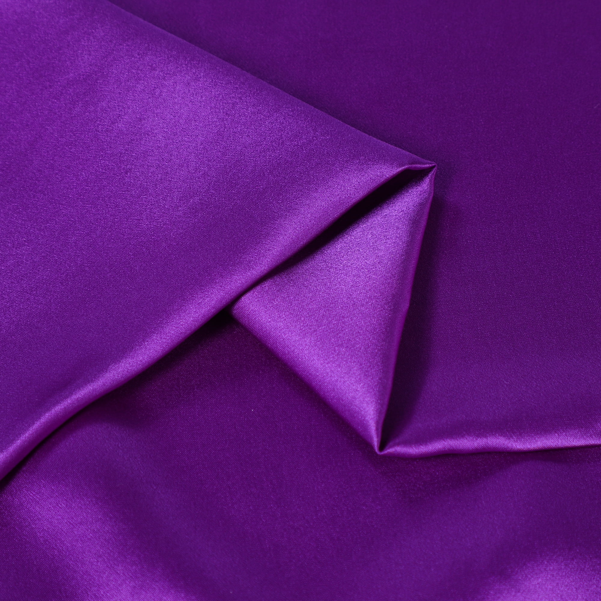 PiccoCasa Silk Pillowcase 1 Piece Travel Silk Pillow Cover, Purple, 14"x20"