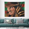 thumbnail image 3 of Horror Freddy Krueger Tapestry Wall Hanging Wall Art Decor Wall Tapestry for Living Room Bedroom Dorm 60"x80", 3 of 8