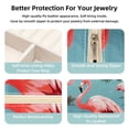thumbnail image 3 of Flamingo Travel Portable Square Earring Organizer with Decorative Box – Travel Organizer, Necklace Holder – for Girls and Women, 3 of 6