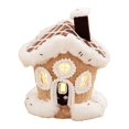 thumbnail image 4 of navideña de jengibre iluminada, ideal para coleccionar o como regalo para fiestas. Escena invernal perfecta para sala de estar o Estilo A, 4 of 9