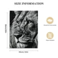 thumbnail image 2 of Acheng  Modern Lion and Lioness Canvas Wall Art  Panels Black and White Lions Painting Prints on Posters Easy to Hang for Home Decor pattern2, 2 of 5