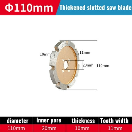 

Diamond Thickened Saw Blade Stone Wall Slot Concrete Slotting Cutting And Bottom Cleaning 90 Polishing Head Tool