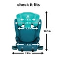 thumbnail image 7 of Diono Cambria 2XT Latch 2-in-1 High Back to Backless Booster Car Seat, Blue Razz Ice, 7 of 7