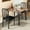 Rustic Brown - 1 Table+2 Chairs, variant on M optimized Dining Table Set for 4, Kitchen Table and Chairs for 4 with with Chamfer Design, 5 Piece Dining Room Table Set for Small Space, Home Kitchen, Apartment