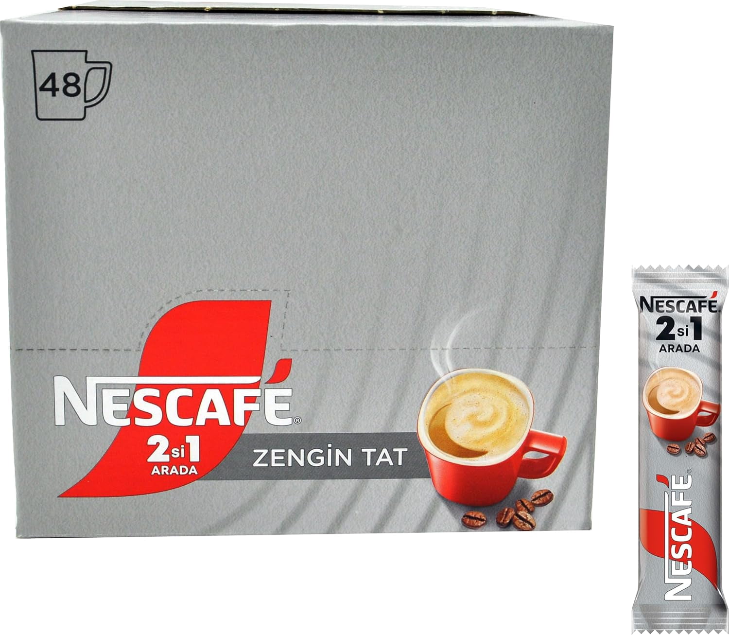 NESCAF√â, 2 in 1 Unsweetened Coffee Mix, 56 x 10g Packs