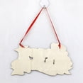 thumbnail image 4 of 4th of July Hanging Sign God Bless America Wooden Hanging Sign Star Shape Rustic Sign Decorations for Independence Day, 4 of 6