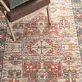 thumbnail image 6 of SAFAVIEH Saffron Seanna Bordered Oriental Area Rug, Beige/Red, 8' x 10', 6 of 7