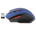 thumbnail image 4 of Ratón inalámbrico shamjiam con receptor USB azul, 4 of 9