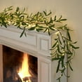 thumbnail image 5 of KUNPENG 4PCS Artificial Olive Garland, 6FT Faux Greenery Vine Garlands for Mantel Fireplace Wedding Christmas Holiday Cozy Home Decorations, Easter and Spring Decorations, 5 of 10