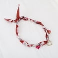 thumbnail image 5 of Unique Bargains 1 Pc Lightweight Scarf Necklace with Charm Adjustable Tie Statement Choker for Women Red Light Pink White, 5 of 5