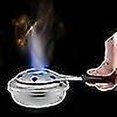 thumbnail image 2 of Quemador de alcohol compatible con fondue, quemador de bebidas espirituosas, acero inoxidable, gris, 18 x 9,6 cm - 1, 2 of 4