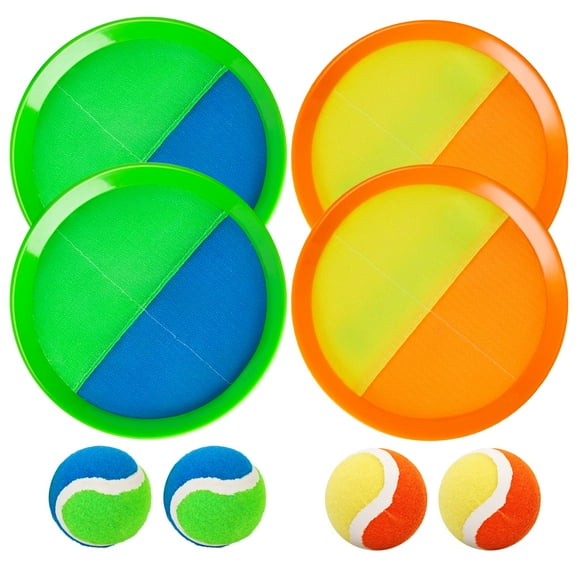 Innotoys Ball and Catch Game, Toss and Catch Ball Set, Beach Toys for Kids Age 3-8, Sticky Ball Catcher, Paddle Lawn Backyard Pool Games for Boys Girls Adults Family