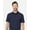 Navy, variant on DG120 Men's Raleigh Stretch Polo-White-4XL