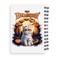 thumbnail image 2 of Mummy Exotic Shorthair Happy Halloween with Pumpkins Bats Spooky Fun Spiral Bound Journal Cat Lover Kitten Owner Gifts 5x7in Spiral Notebook - 00019, 2 of 5