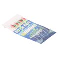 thumbnail image 4 of Mosiee 10Pcs Sabikis Rigs Bait Fishing Feather Lures Sea Herring Baits Simulated Fish Skin String Hooks Finished Line Set, 4 of 8