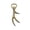 A002- Style B, variant on Beer Bottle Opener, Premium Beer Bottle Opener, Bartender Bottle Opener, Beer Accessories for Men, Antler-Shaped Gold Finish 4.5X2 in Handheld Tool for Household and Bar Use