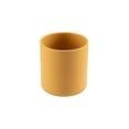 thumbnail image 1 of Vaso de agua de silicona de grado alimenticio anticaída para bebés, con boca abierta, para niños, para aprender a beber, 1 unidad, amarillo, 1 of 5