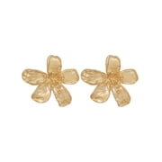 Jessica Simpson Women’s Polished Flower Stud Earrings