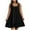 Black, variant on yillto Womens Plus Size Dress Sleeveless Loose Flowy Pleated Short Dresses Beach Vacation Clothes