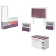 thumbnail image 2 of Recamara Matrimonial Kessa Muebles Danna 6 Piezas Blanco 145 x 150 x 6 cm, 2 of 5