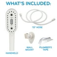 thumbnail image 6 of Oxygenics Voyage RV 4-Setting White Handheld Shower Head, 6 of 7