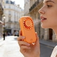 thumbnail image 6 of Portable Fan Handheld Mini USB Fan Rechargeable Portable High-Speed Coolings Fan Quiet Fan With Adjustable Speed For Summer Heat For Outdoor Activities Travel Commute Camping, 6 of 6