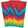 thumbnail image 2 of GZHJMY Colorful Tie Dye Heart Kitchen Towel, Dish Towels Quick Drying Tea Towels Absorbent Hand Towels for Kitchen Sink Dinner Table 28 x 18 Inches, Set of 1, 2 of 7