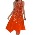 thumbnail image 2 of Styesk Robes pour Femmes Mode Été Imprimé Sans Manches Col Rond Décontracté Robe Débardeur, 2 of 7