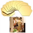 thumbnail image 4 of 12PCS Hexagon Removable Waterproof Self-adhesive Mirror Stickers Home, 4 of 5