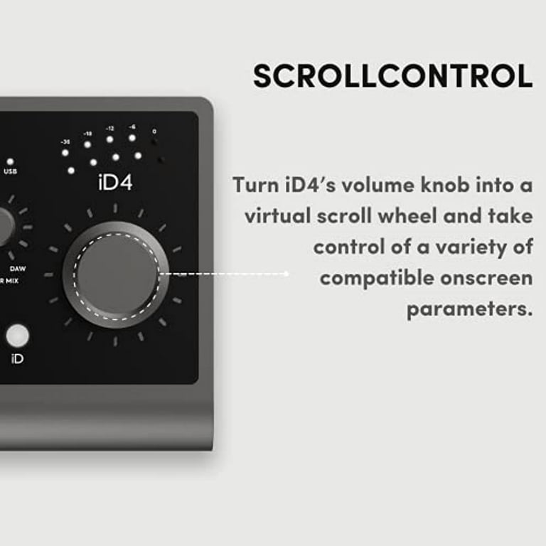 Audient iD4 MKII USB-C Audio Interface with Microphone for