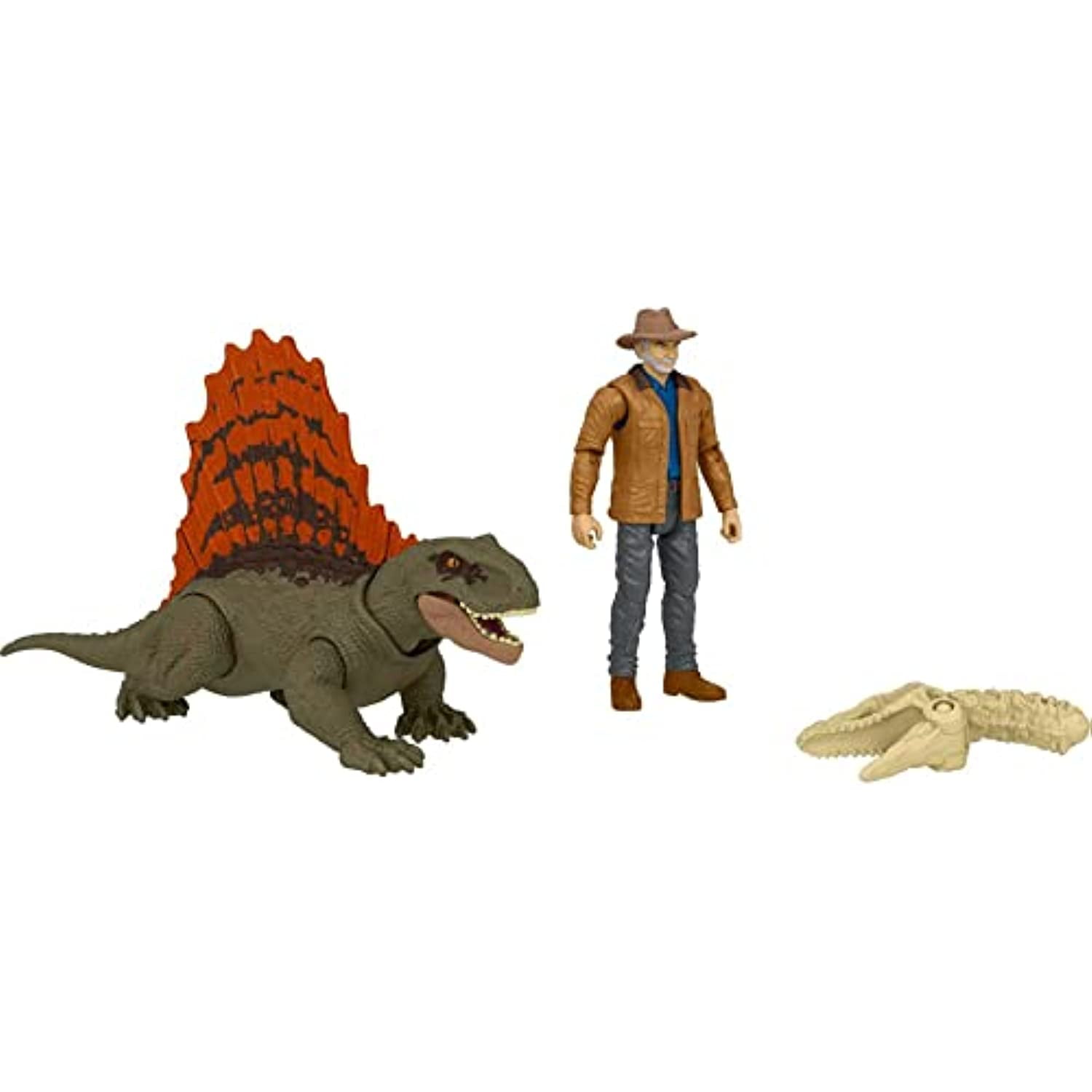 Jurassic World Dominion Dr. Alan Grant & Dimetrodon Action Figure 2-Pack
