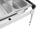 thumbnail image 5 of Fichiouy Stainless Steel Food Warmer Chafing Dishes Buffet Set for Parties Warming Tray, 5 of 11