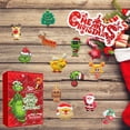 thumbnail image 2 of Calendario de Adviento navideño 2023 con 24 regalos, calendario de adviento con muñecos navideños, calendario de cuenta regresiva con juguetes sorpresa, figuras coleccionables navideñas para niños., 2 of 7