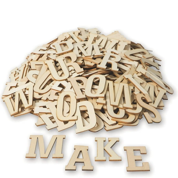 3” Wood Craft Letters (Pack of 300)