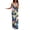 Blue, variant on Overalls for Women Plus Size Loose Boho Floral Print Adjustable Straps Wide Leg Jumpsuits Dressy Casual Bibs with Pocket Red S