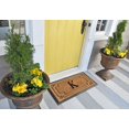 thumbnail image 3 of A1HC- Designer Hand-Crafted Rubber & Coir Decorative Frame Molded Door Mat, Perfect and more functional size 24x36 Inch Monogrammed, 3 of 7