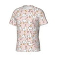 thumbnail image 5 of Vsdgher Goose Queen Print Men's Dry Fit Mesh Athletic Shirts Moisture Wicking Tennis T-Shirt Tops, 5 of 9