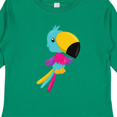 thumbnail image 4 of Inktastic Colorful Parrot, Cute Parrot, Tropical Parrot Boys or Girls Long Sleeve Toddler T-Shirt, 4 of 5