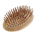 thumbnail image 4 of Cepillo de pelo de madera Antiestático Sunnimix desenredante, 4 of 8