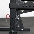 Titan Fitness X-3 Series Rack électrique court avec supports de disques de poids 24 po Profondeur Titan Fitness X-3 Series Rack électrique court avec supports de disques de poids 24 po Profondeur