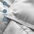 thumbnail image 6 of Bare Home Down Alternative Comforter Set - 3-Pieces - All Seasons - California King, Cloud Gray, 6 of 9