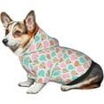 thumbnail image 6 of Pet Warm Hoodie Christmas Tree Cakes Dog Sweatshirts Apparel for Small Puppy Orange, 6 of 7