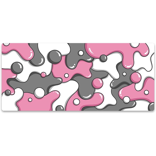 KEYBOARDS XXL Extended Gaming Mouse Pad - Artisan Design Thick Gaming Desk Mat - Large Mouse Pad for Desk (Quartz )